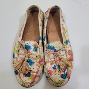 Coach paint splash shoes sz 9.5